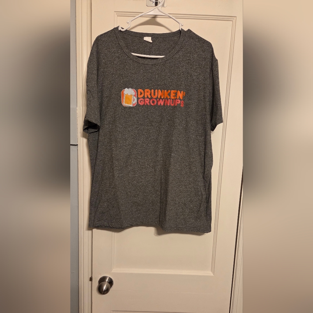 Gray Drunken Grownups T-Shirt